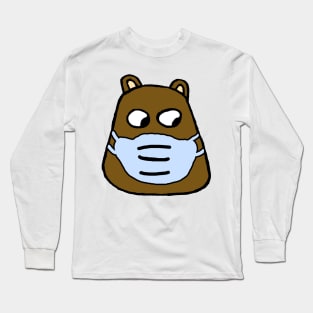 Groundhog in a facemask Long Sleeve T-Shirt